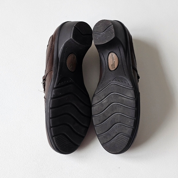 Earth Origins Roxanne Brown Leather Comfort Heels 8M - Picture 14 of 16